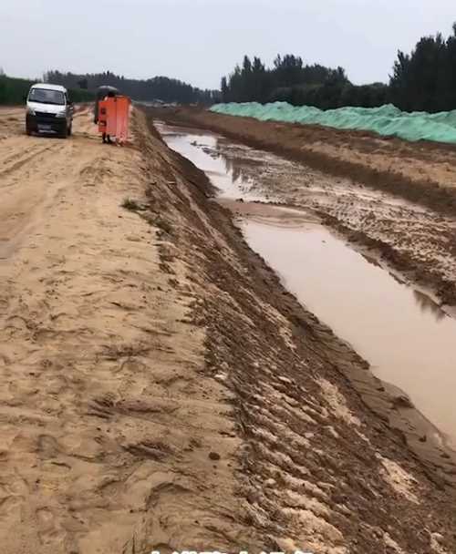 沧州孟村回族自治县河道降水